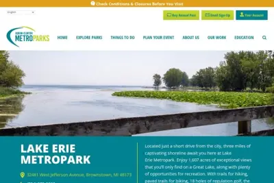 Lake Erie Metropark Harbor of Refuge