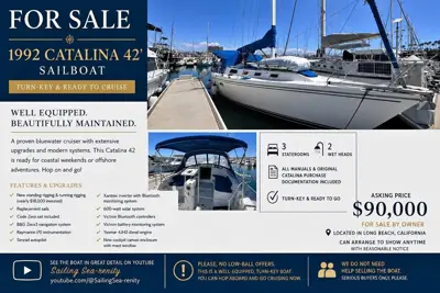 1992 Catalina 42'