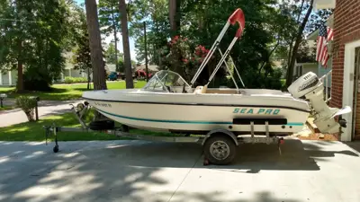 1999 17.5' Sea Pro BOAT - 115 Johnson