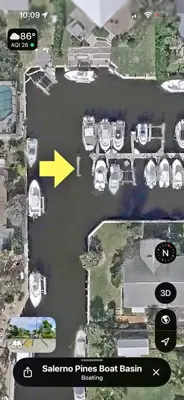 Salerno Pines Boat Basin - Boat Slip No. 28 South