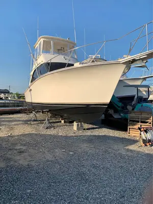 Ocean fishing yacht