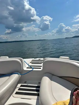 1999 Chaparral Sunesta fiberglass boat, motor, trailer with extras