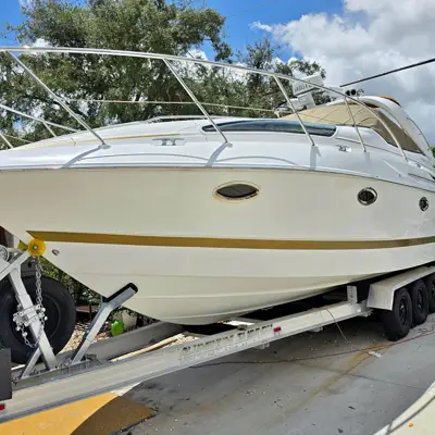 Doral Prestancia Cabin Cruiser with Twin Mercruiser Bravo Three Engines