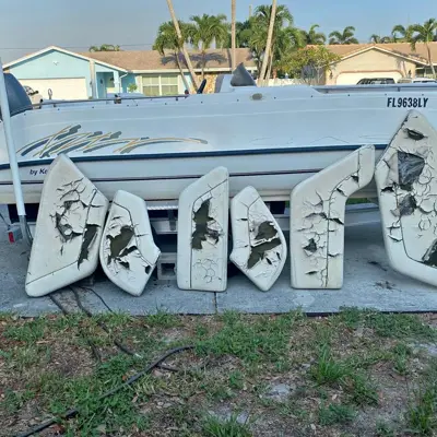 2002 Key West 21 foot Oasis Deck Boat