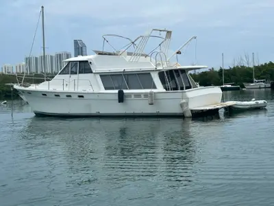 1988 45’ Pilothouse Livaboard/ Running Diesels/ cheap