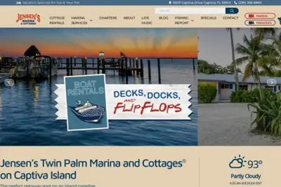 Jensen's Twin Palm Cottages & Marina