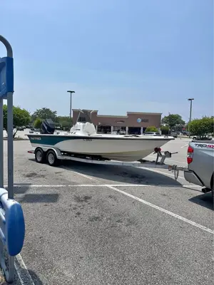 22ft nitro tunnel hull bay boat with 150 mercury ready to fish or hit the sand bar !