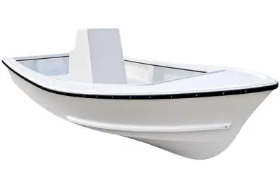 Fin and Feather 23ft hull and deck beam 9'7 draft 10'
