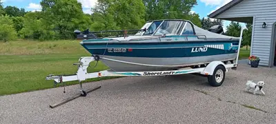 1994 Lund Tyee Grand Sport 1750 fishing boat