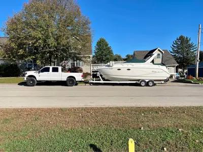 Truck and boat