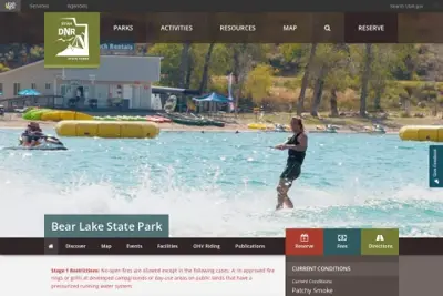 Bear Lake State Park Marina