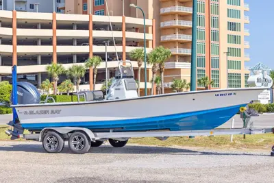 2015 BLAZER BAY 2400 W 2021 YAMAHA F300XCB