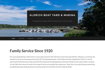Aldrich Boat Yard & Marina