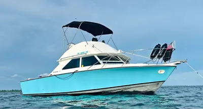 Price Reduction !!! 1973 Bertram 28 Flybridge Cruiser
