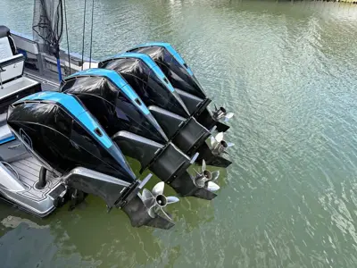 2022 39 Nor-tech Sport Center consult quad 450s less than 250 hours total on Motors and Boat
