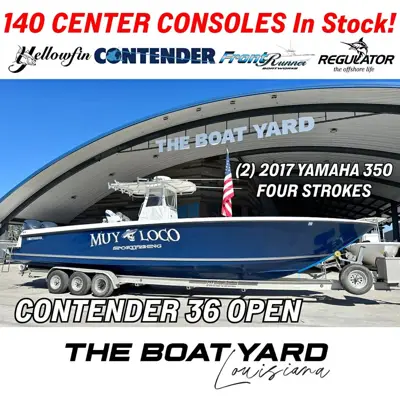 2005 Contender 36 Open Center Console Offshore Fishing Boat Twin Yamaha 350