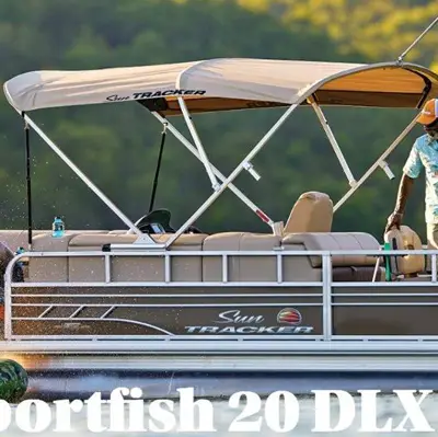 2023 SunTracker Sportfish DLX 20 Pontoon Boat