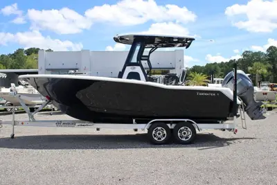 2026 Tidewater 232 LXF powered by a 300HP Yamaha.