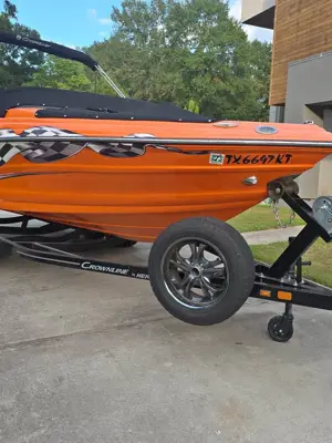 It's a 2022 Crownline lpx generation 2 22 ft boat w/ captains call exhaust GPS