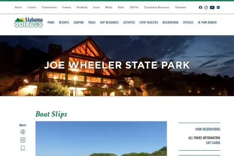 Joe Wheeler State Park Marina