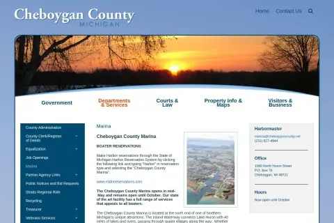 Cheboygan County Marina Boating Access Site
