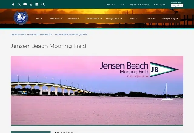 Jensen Beach Mooring Field