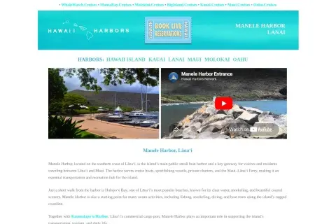 Manele Harbor