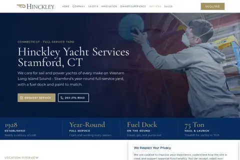 Hinckley Yacht Services Stamford, CT