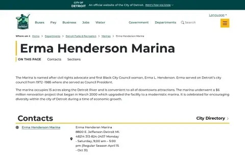 Erma Henderson Marina