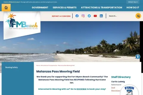 Matanzas Pass Mooring Field
