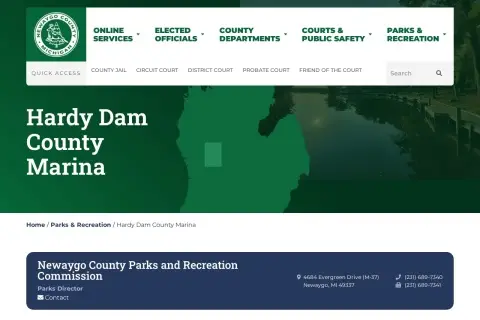 Hardy Dam County Marina