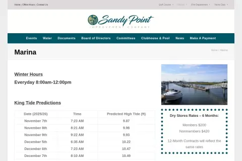 Sandy Point Marina