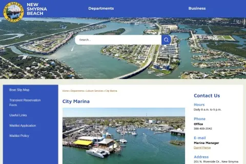 New Smyrna Beach City Marina