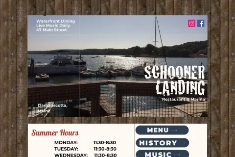 Schooner Landing
