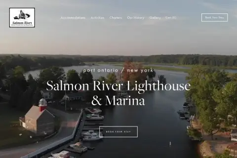 Salmon River Lighthouse & Marina