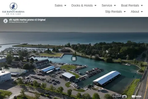 Elk Rapids Marina on Elk Lake