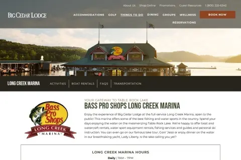 Long Creek Marina (Bass Pro / Big Cedar Lodge)