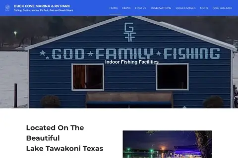 Duck Cove Marina and RV Park Home of the Quack Shack