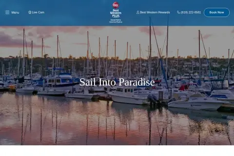 Shelter Island Marina at the Island Palms Hotel