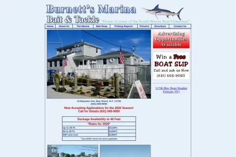 Burnett's Marina - Bait & Tackle