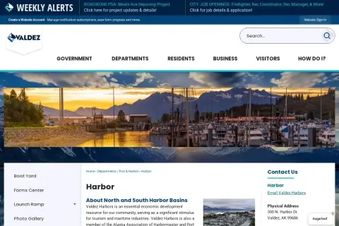 Valdez Small Boat Harbor