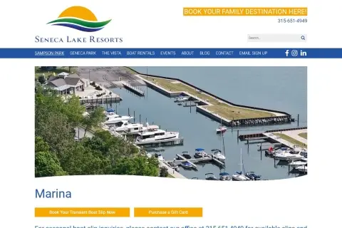 Seneca Lake Resorts' Marina at Sampson State Park