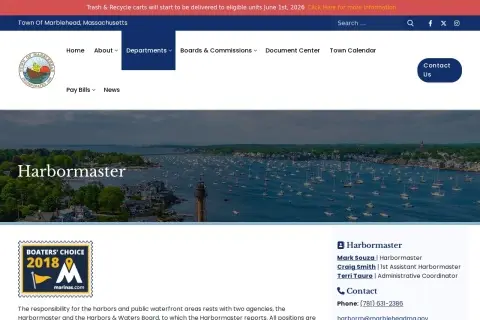 Tucker's Wharf / Town of Marblehead Harbormaster