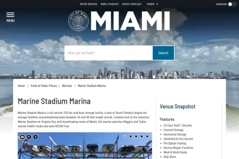 Marine Stadium Marina (Miami Marine Stadium Marina)