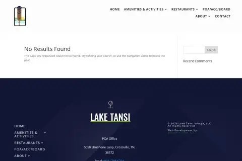 Lake Tansi Marina