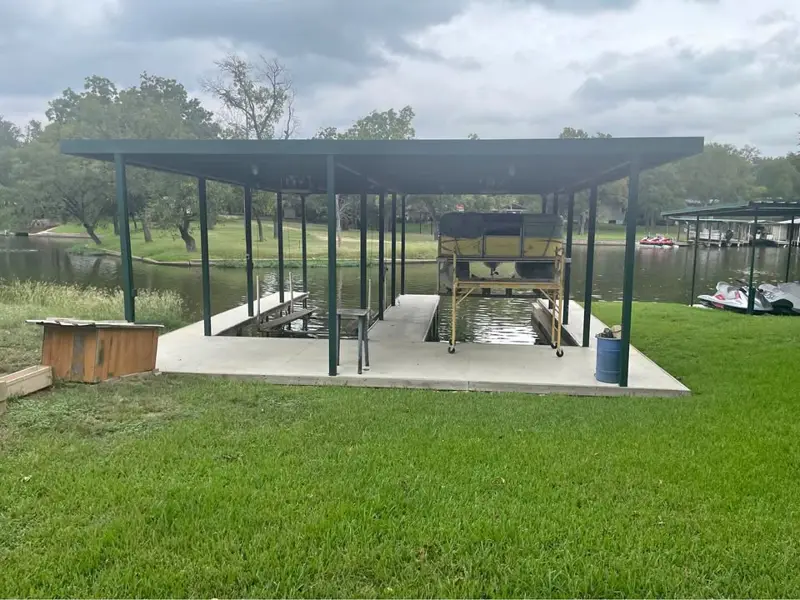 24 Foot Covered Boat Slip in Kingsland, Texas