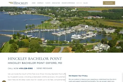 Hinckley Yachts at Bachelor Point (formerly Campbell's Bachelor Point)