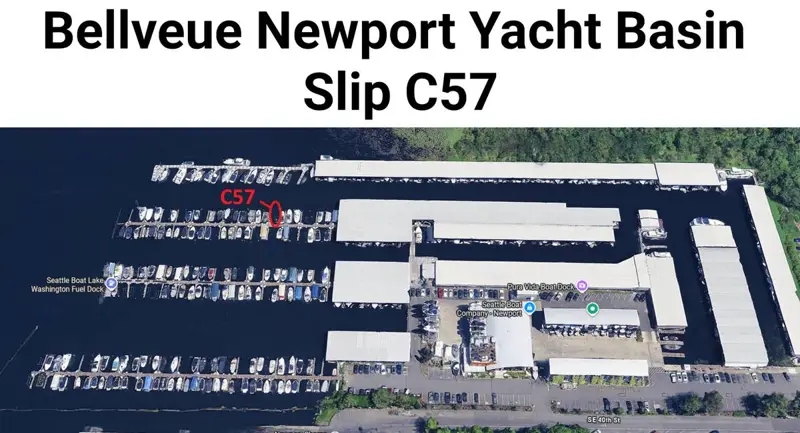 Bellevue Moorage 32' at winter rates