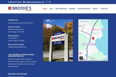 Brodie's Lakeside Marina, Boat Rentals & Lodging