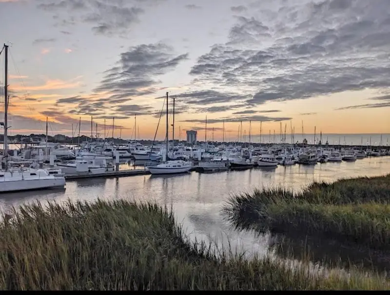 Boat slips for rent.